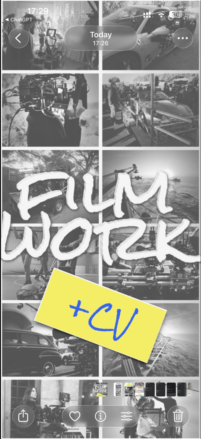 linkedin profile - filmwork & creative my linkedin profile - film crew, technical, creative